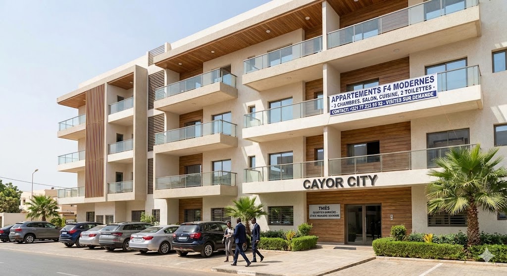 Cayor City vous présente un immeuble moderne à Thiès
